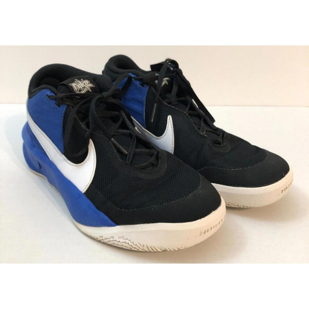 Nike Team Size 6Y (Youth) Hustle DX-SU21 Kids Shoes Blue Black White CW6735-10